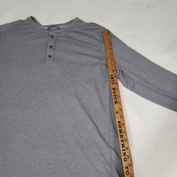 The North Face Shirt Mens Size XL Gray Outdoor Long Sleeve Tee Fall Winter Snow - Picture 13 of 14